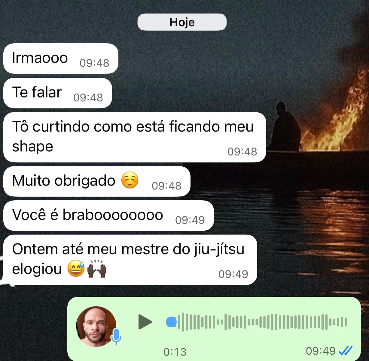Depoimento de paciente 4 sobre o acompanhamento nutricional