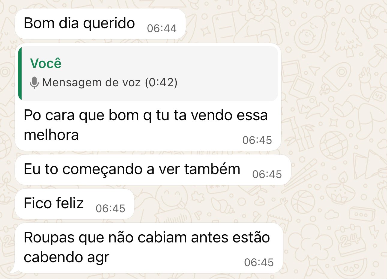 Mensagem de paciente 12